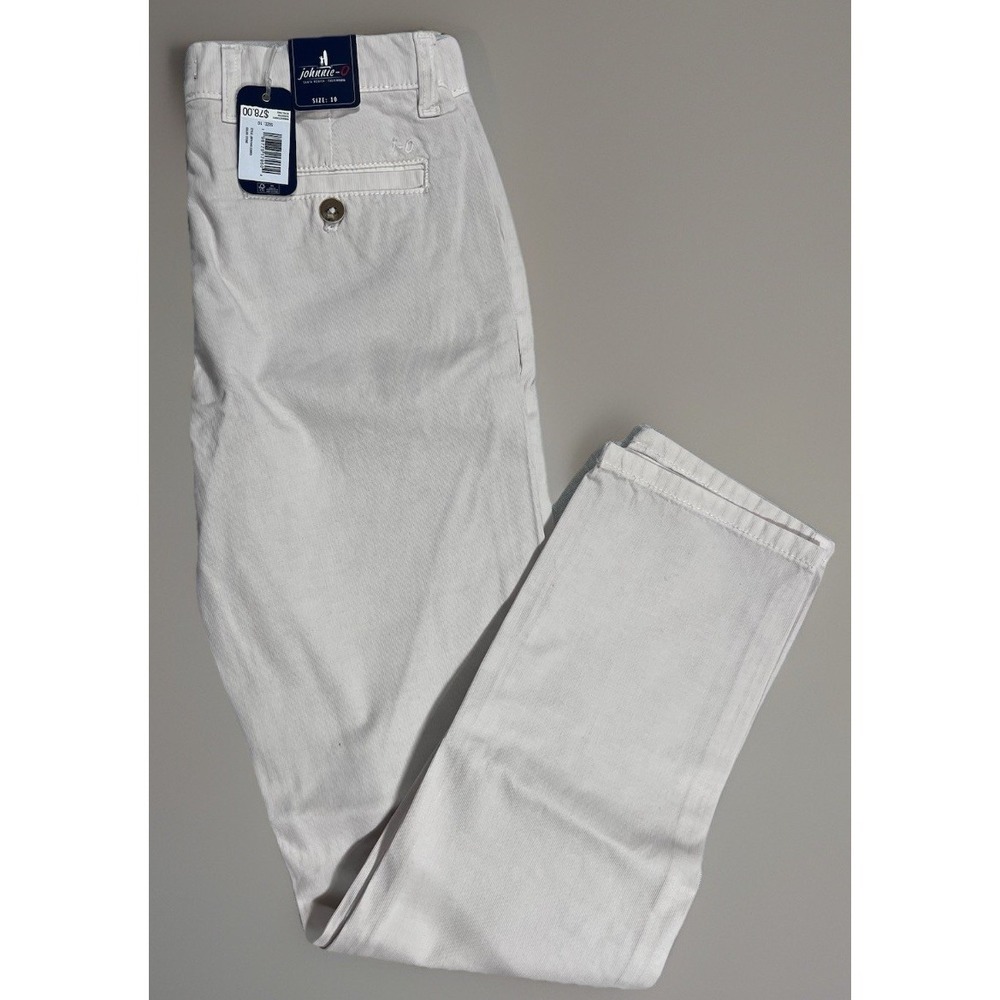 Johnnie O Cairo Jr. Chino Pant Stone Color Sz 10 NWT School Uniform Formal #J